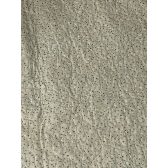 Vintage Baby Quilt With Teddy Bear & Blue Embroidery Design - Picture 4 of 7